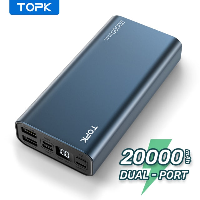 TOPK 20000mAh I2006P PD 20W Power Bank