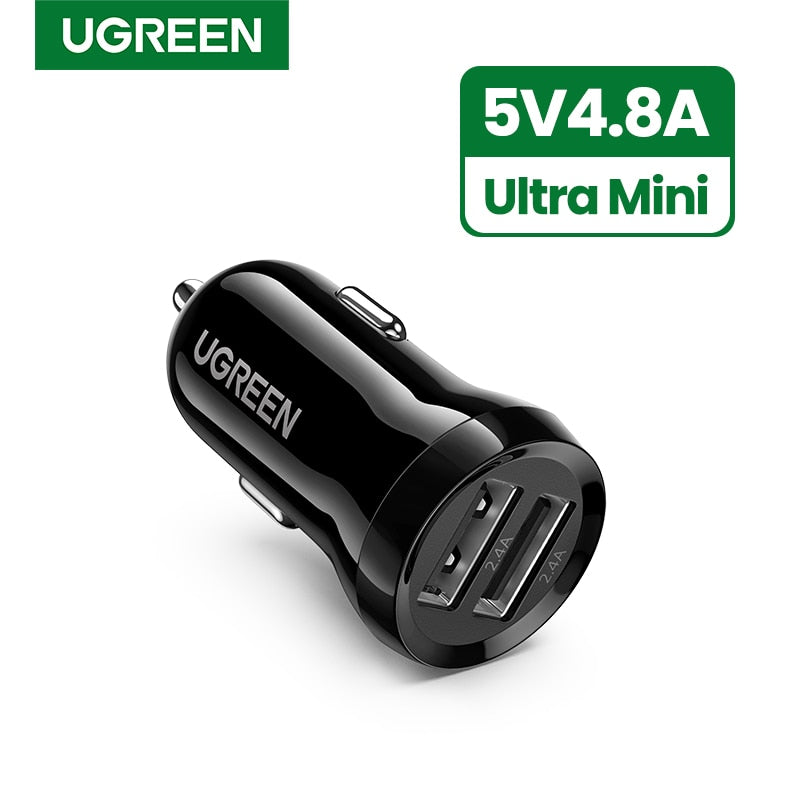 Ugreen Dual  Mini USB Car Charger