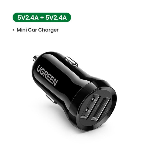 Ugreen Dual  Mini USB Car Charger