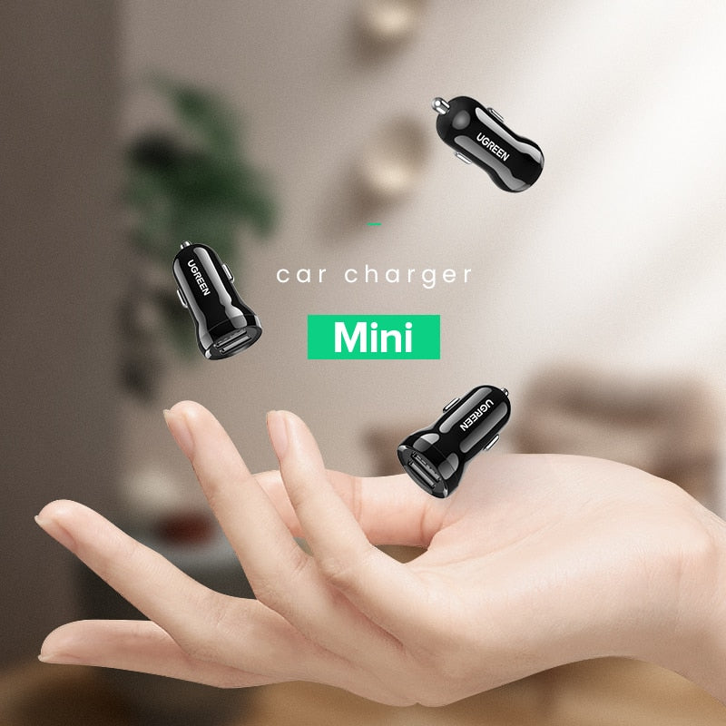 Ugreen Dual  Mini USB Car Charger