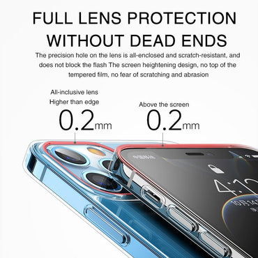 Ultra Thin Case  with Lens Protection For iPhone
