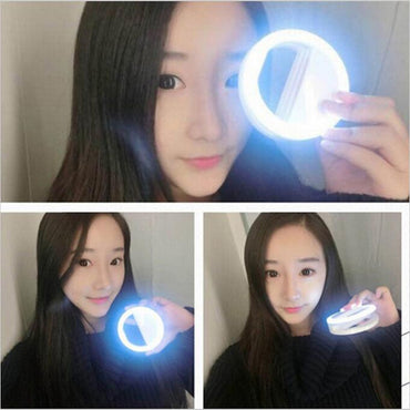 Selfie Flash Ring Light - USB Chargeable