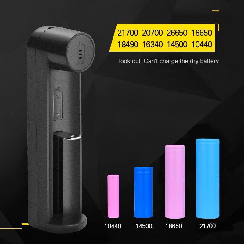 VOXLINK 18650 Battery Charger  1 Slot