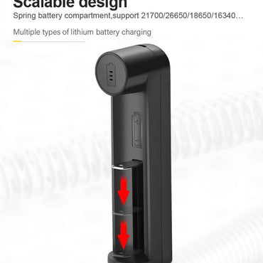 VOXLINK 18650 Battery Charger  1 Slot