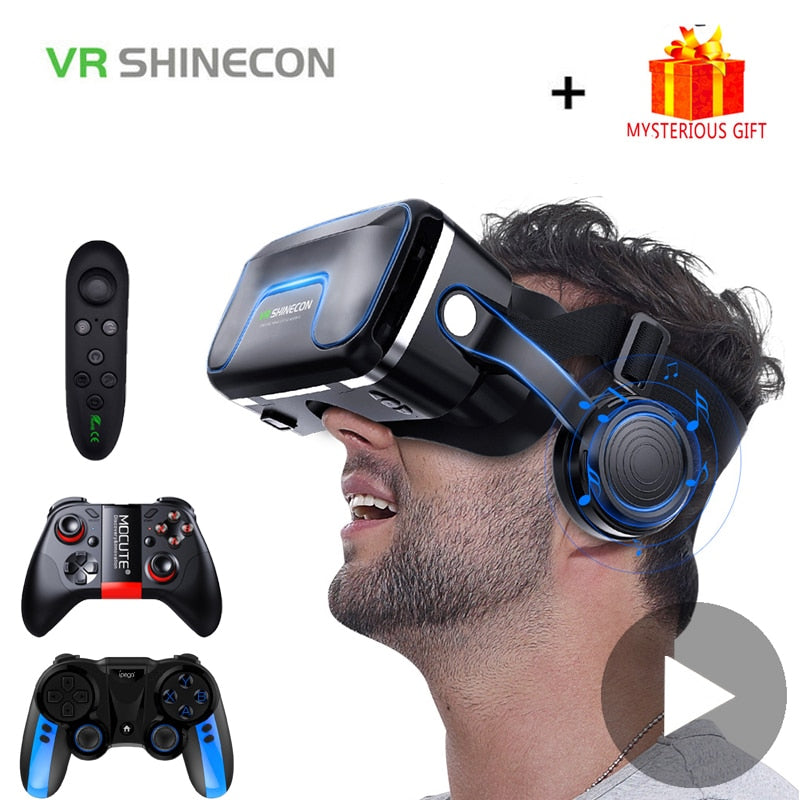 VR Shinecon 10.0 Helmet 3D For Smartphones