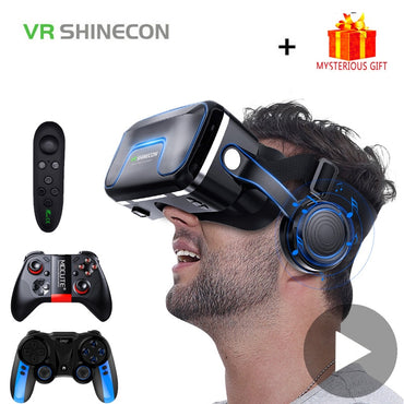 VR Shinecon 10.0 Helmet 3D For Smartphones