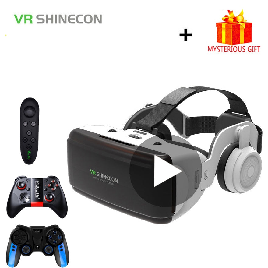 VR Shinecon Casque Helmet 3D For Smartphones