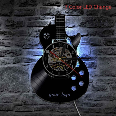 Theme Guitar Wall Clock