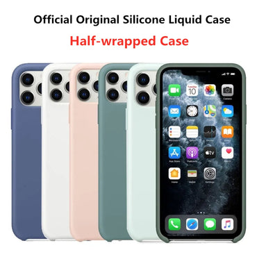 Original Liquid Silicone Phone Case For iPhone