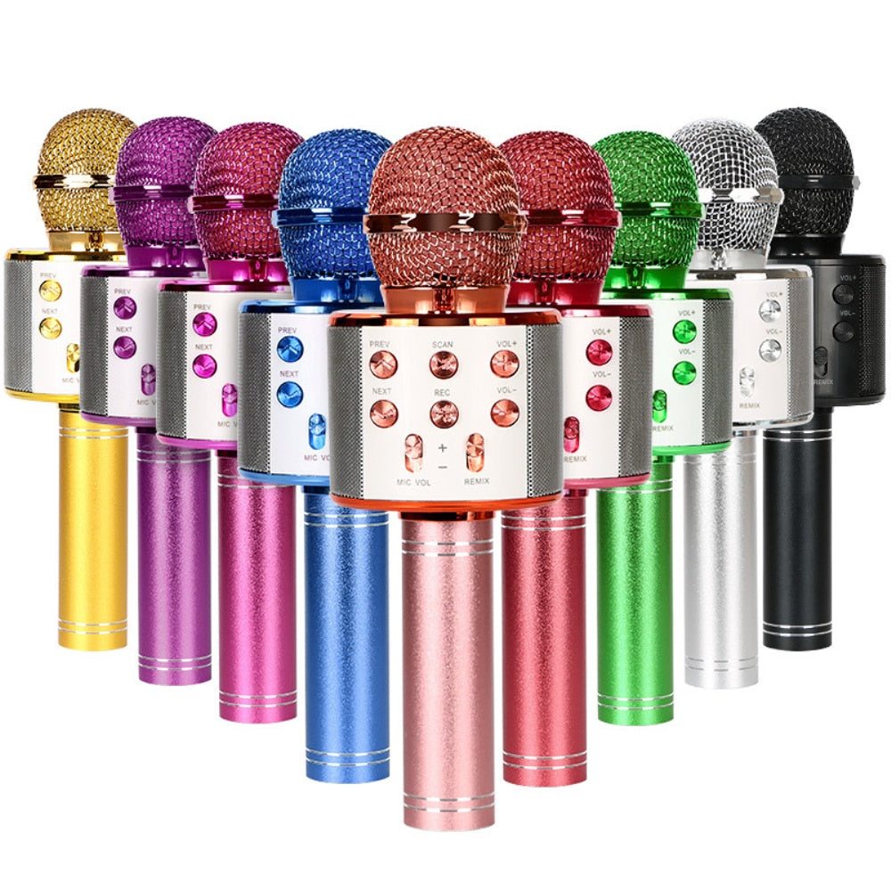 WS858 Wireless Bluetooth Karaoke Microphone