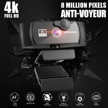Full HD Webcam With Microphone Autofocus