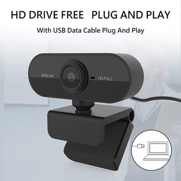 Full HD 1080P Mini Webcam  With Microphone