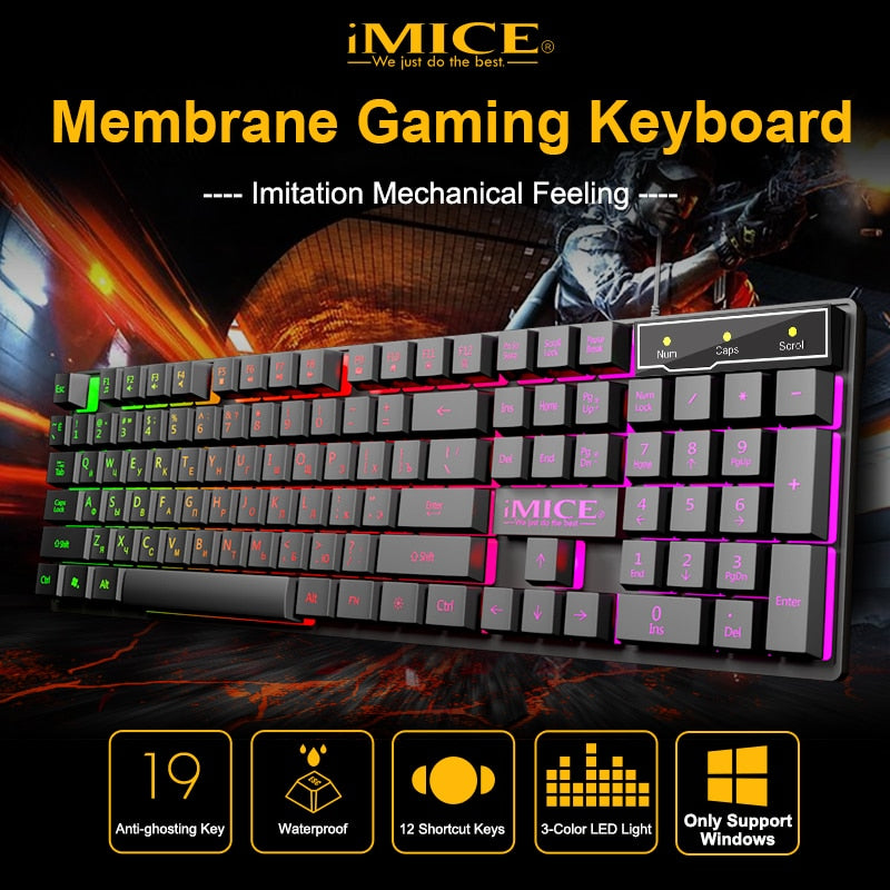Wired Gaming Keyboard Backlit