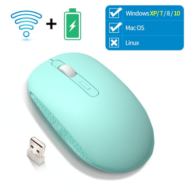 Wireless Rechargeable Bluetooth Mouse With LED Backlit