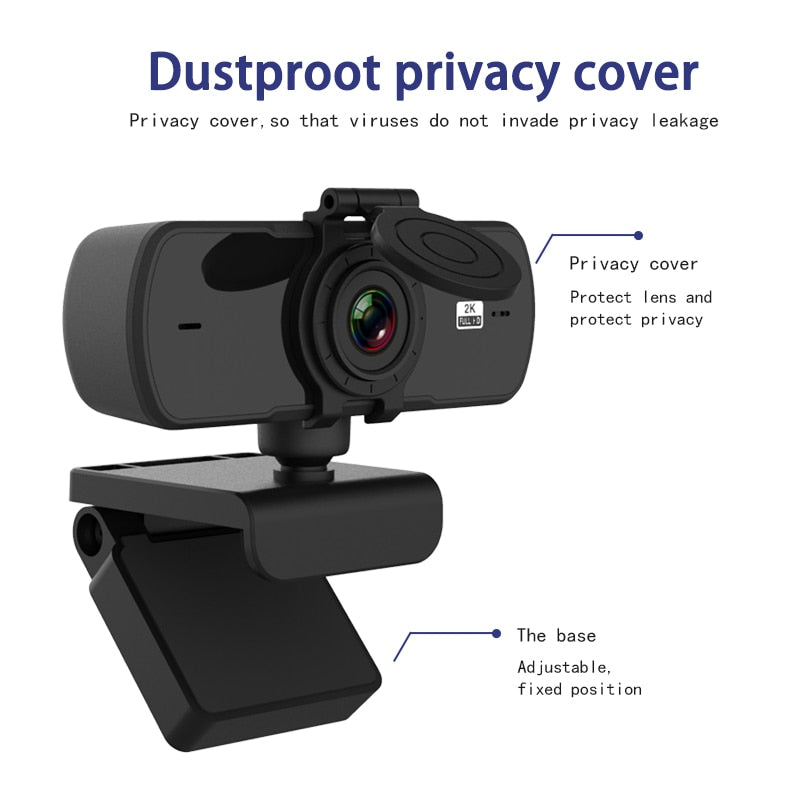 Wsdcam HD 1080P Webcam with Microphone