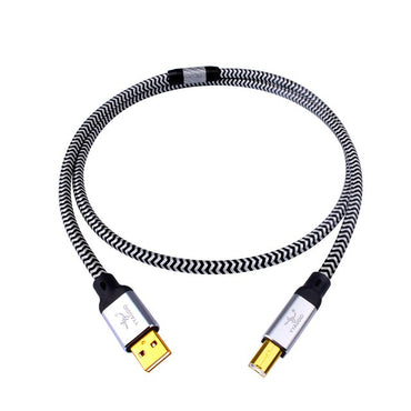 YYAUDIO Hi-End OCC silver plated USB audio cable