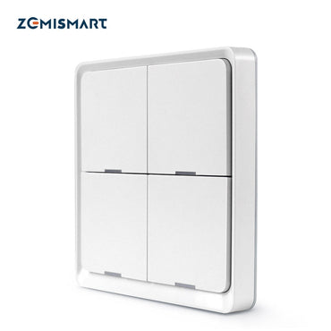 Zemismart 4 Gang Tuya Zigbee Wireless Switch