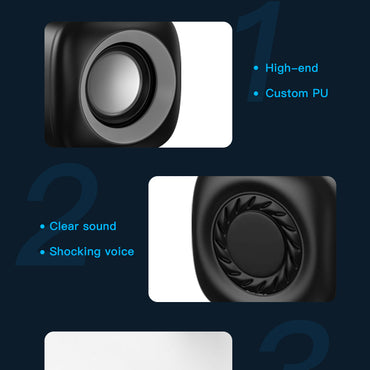 Wired Deep Bass Computer Speakers