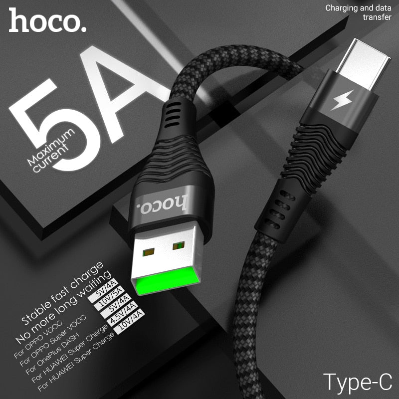 HOCO type c 5a fast charging